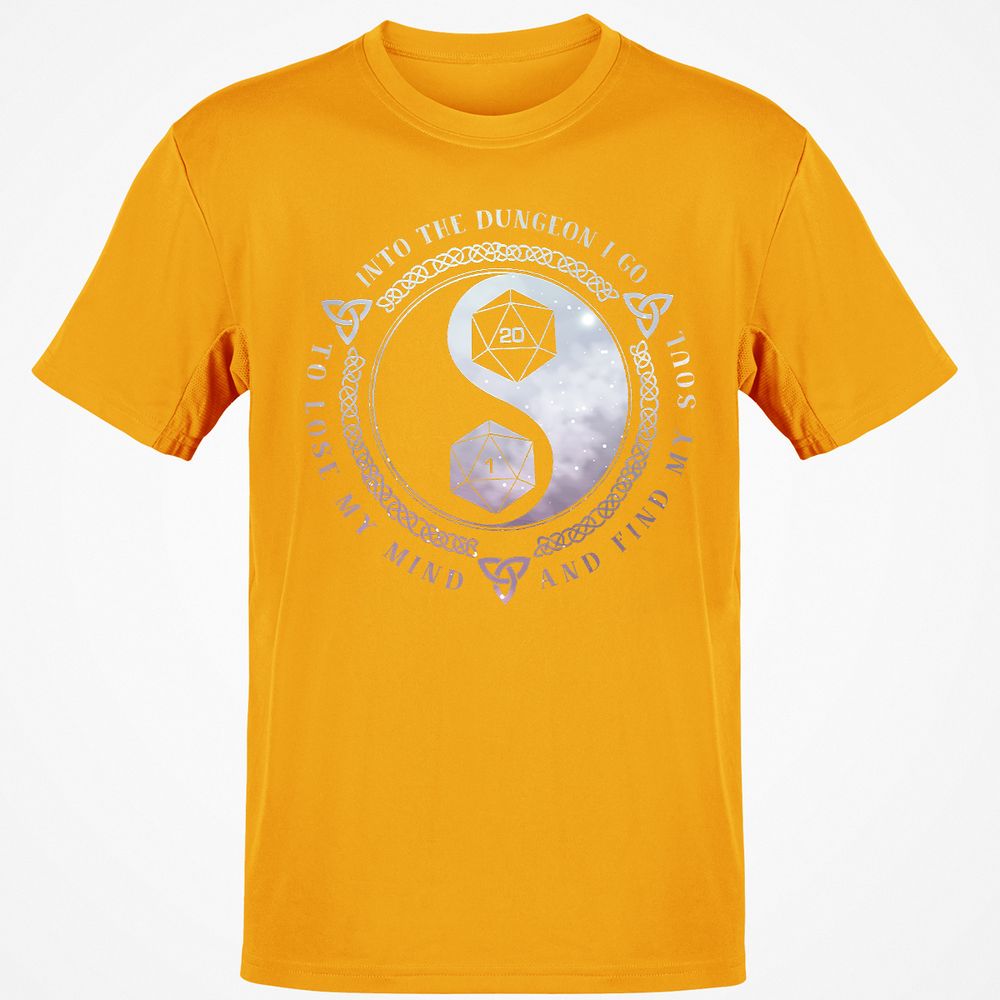 Classic Unisex T-Shirt - QMJAMHFZ - Gold - 4