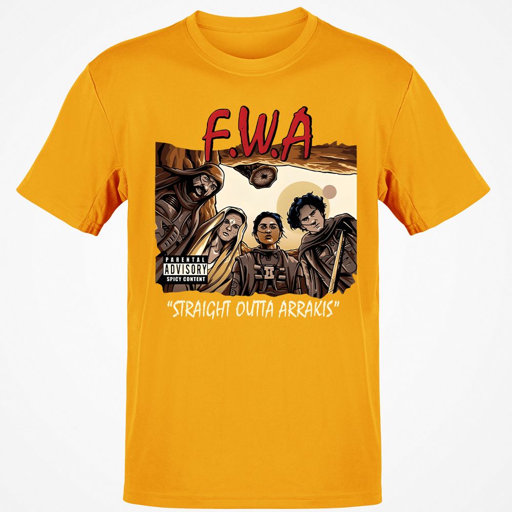 Classic Unisex T-Shirt - CTRQ648E - Gold - 4