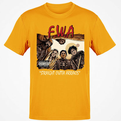 Classic Unisex T-Shirt - CTRQ648E - Gold - 4