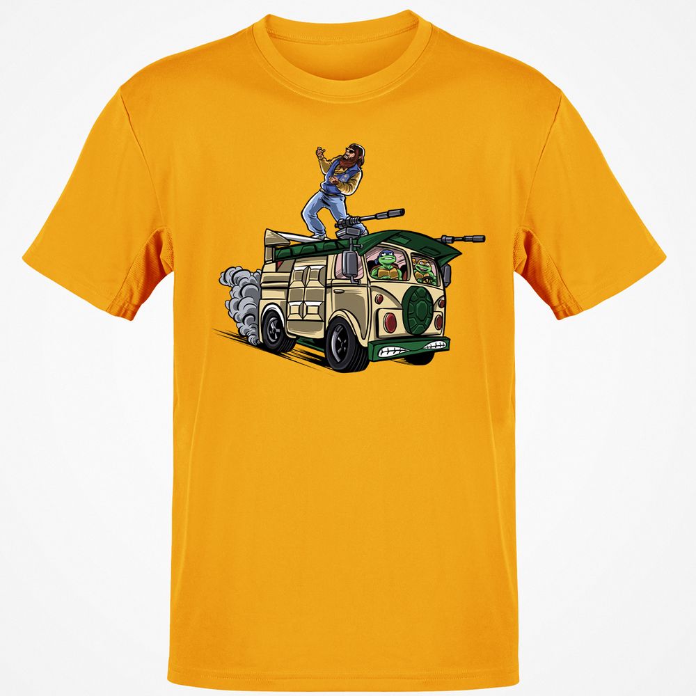 Classic Unisex T-Shirt - QKDNH966 - Gold - 4