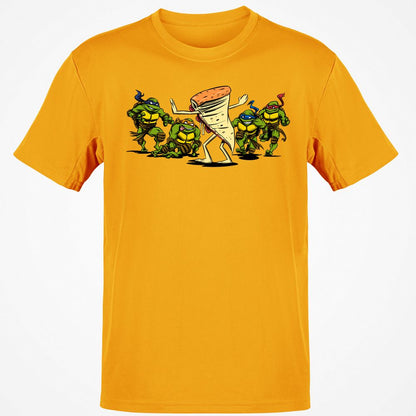 Classic Unisex T-Shirt - 5XF9CEHB - Gold - 4