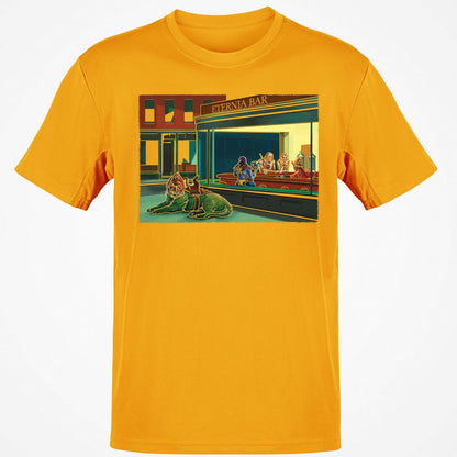 Classic Unisex T-Shirt - GQFHQYAB - Gold - 4