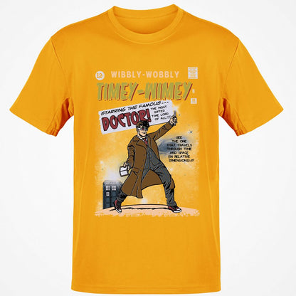 Classic Unisex T-Shirt - B751HWGG - Gold - 4