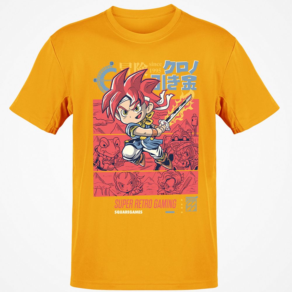 Classic Unisex T-Shirt - L3DK861R - Gold - 4