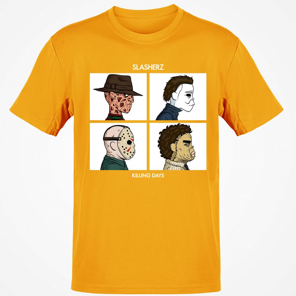 Classic Unisex T-Shirt - LE5F8AWK - Gold - 4