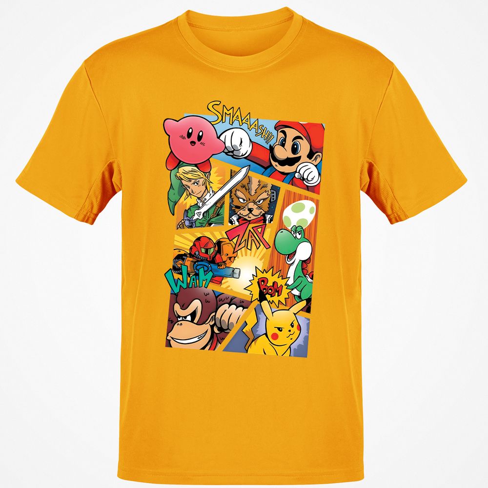 Classic Unisex T-Shirt - A3T9GXTR - Gold - 4