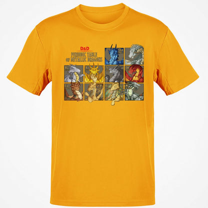 Classic Unisex T-Shirt - TEZG1NMB - Gold - 4