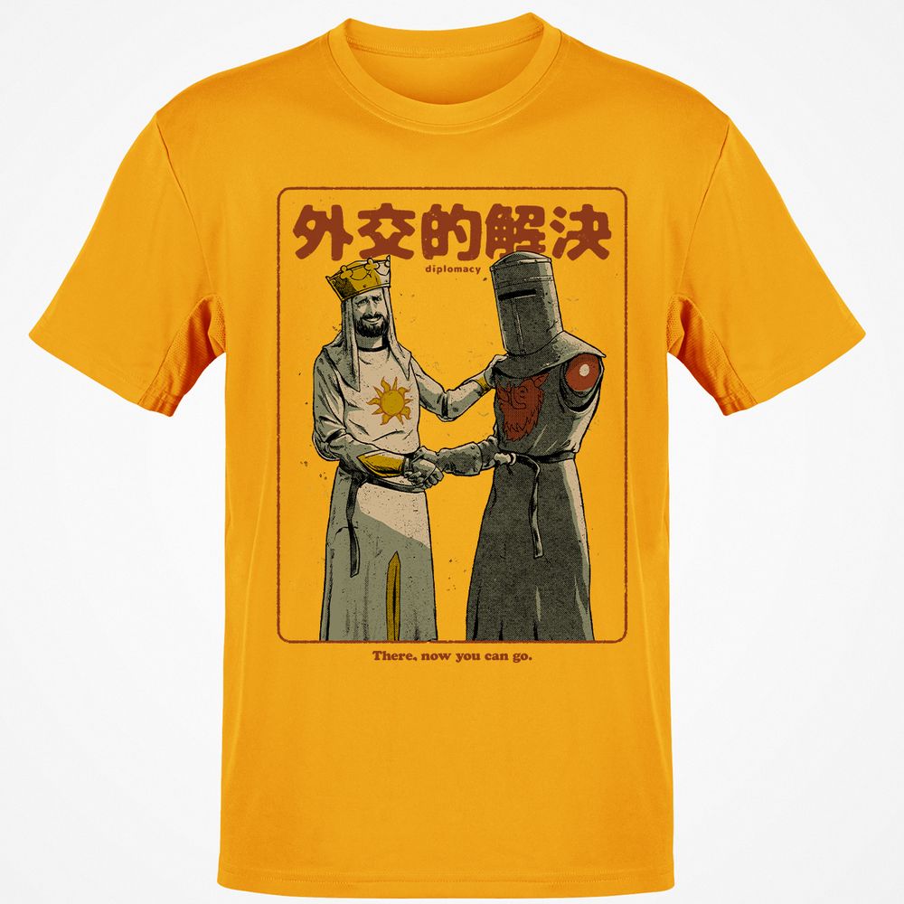 Classic Unisex T-Shirt - U5AAF6JG - Gold - 4