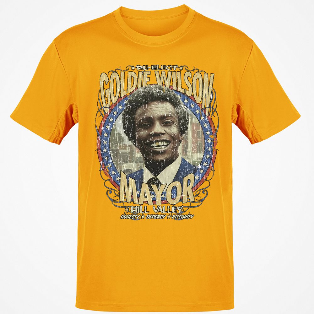 Re-Elect Mayor Goldie Wilson - Gold - 4