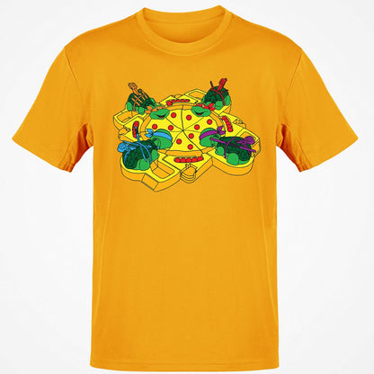 Classic Unisex T-Shirt - 3THR23U4 - Gold - 4