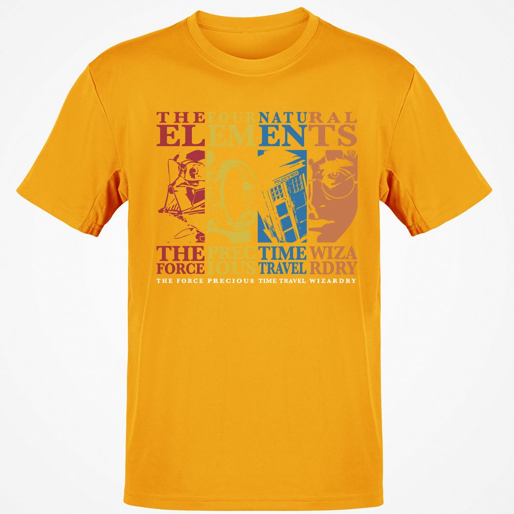 Classic Unisex T-Shirt - HNSF1YH9 - Gold - 4