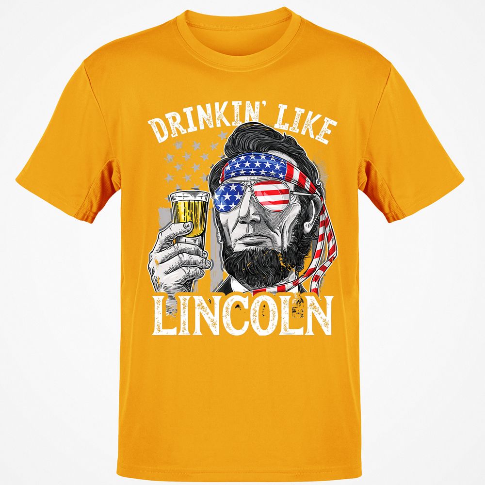 Classic Unisex T-Shirt - R8PGQ19S - Gold - 4