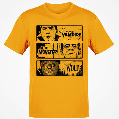 Classic Unisex T-Shirt - B7BT5CT4 - Gold - 4
