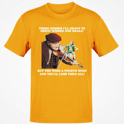 Classic Unisex T-Shirt - NSZTCFDX - Gold - 4