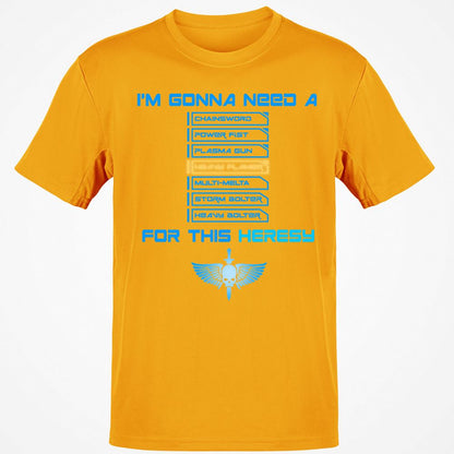 Classic Unisex T-Shirt - VVBBD5ZY - Gold - 4