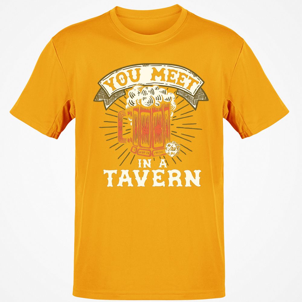 Classic Unisex T-Shirt - VHWKRQND - Gold - 4