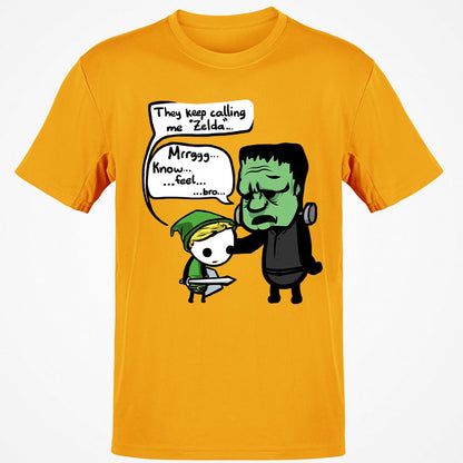 Classic Unisex T-Shirt - 45LL2QLV - Gold - 4