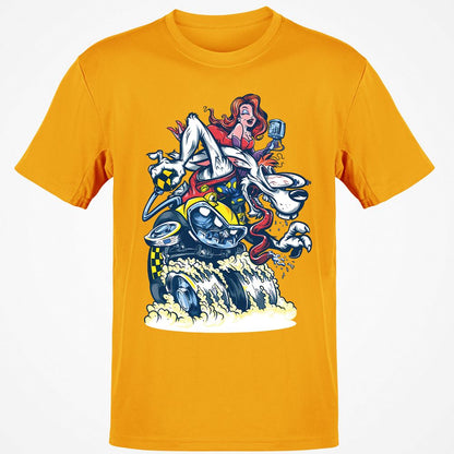 Classic Unisex T-Shirt - K5M91HM3 - Gold - 4