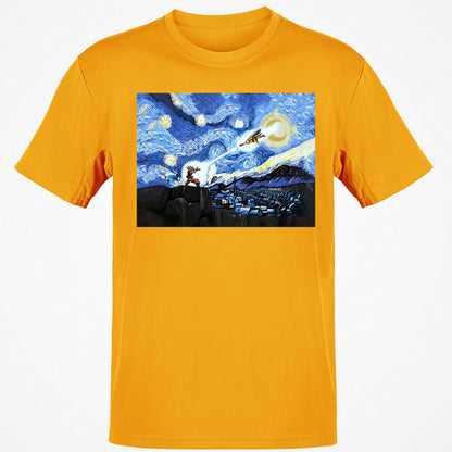 Classic Unisex T-Shirt - H5V2SQ3L - Gold - 4