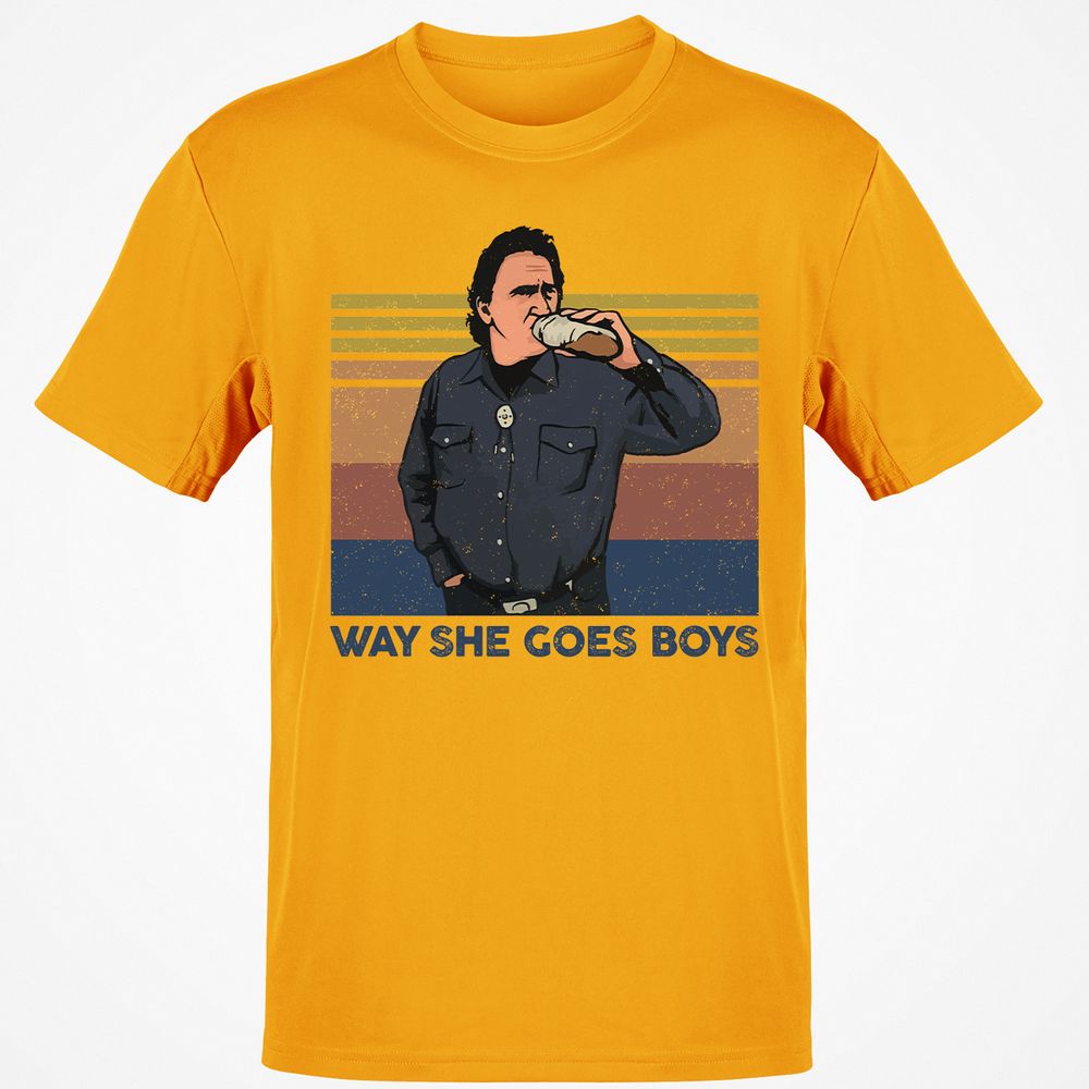 Classic Unisex T-Shirt - ZAH11RNM - Gold - 4