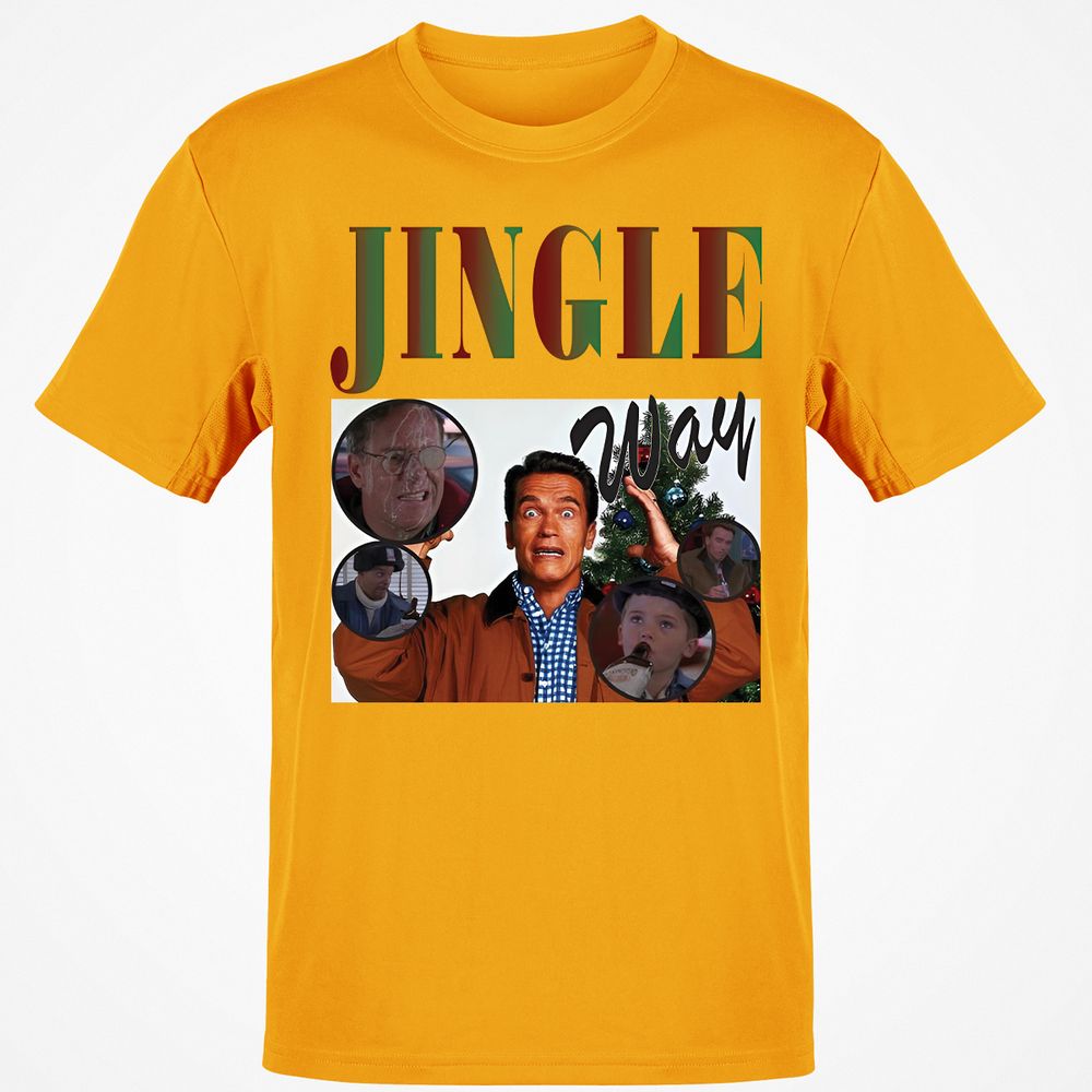 Classic Unisex T-Shirt - T5VL7UJR - Gold - 4