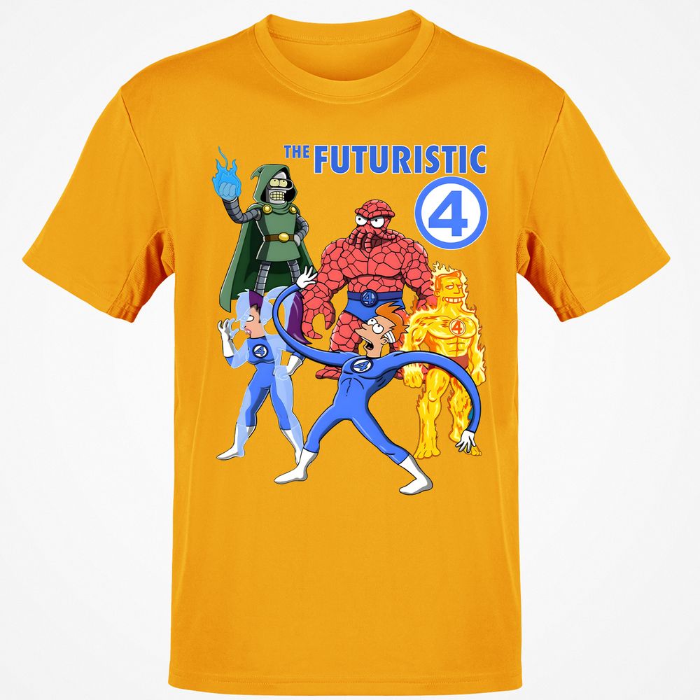 Classic Unisex T-Shirt - RX9XBK8M - Gold - 4