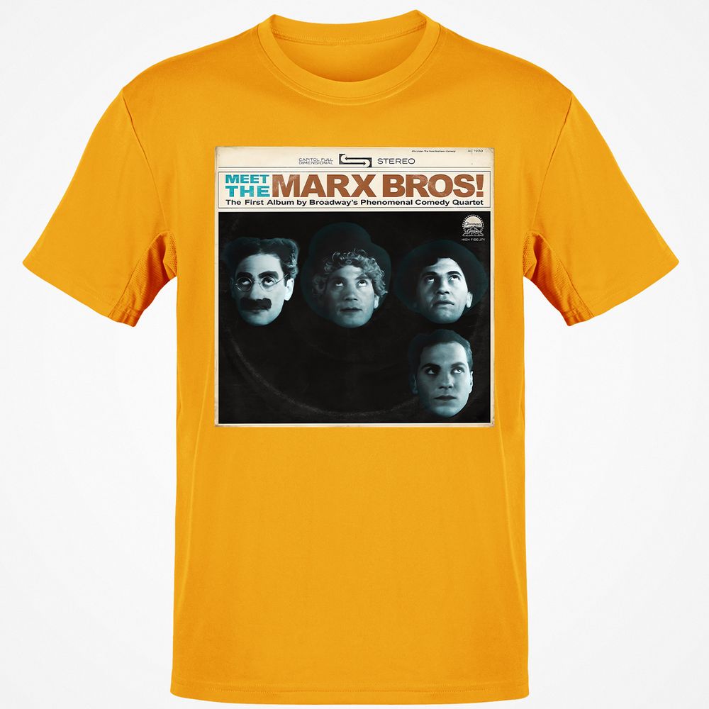 Classic Unisex T-Shirt - C6X446WG - Gold - 4