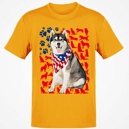 Classic Unisex T-Shirt - L12NK77Y - Gold - 4