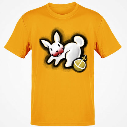 Classic Unisex T-Shirt - QQTB9W3L - Gold - 4