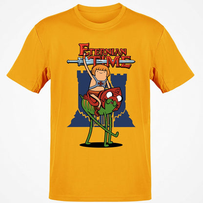 Classic Unisex T-Shirt - Q852FK5Z - Gold - 4