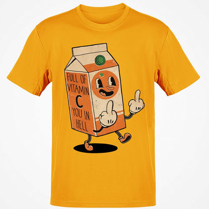 Classic Unisex T-Shirt - T7581QTG - Gold - 4