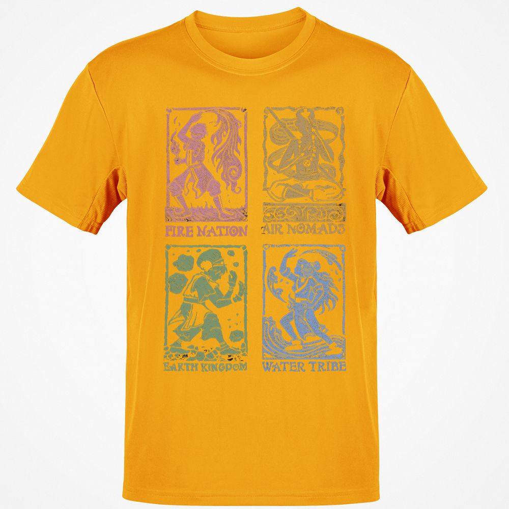 Classic Unisex T-Shirt - K5ZZGR7V - Gold - 4