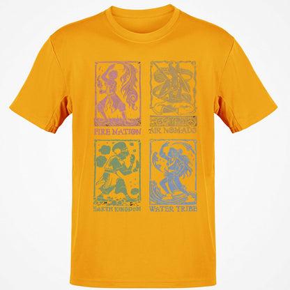 Classic Unisex T-Shirt - K5ZZGR7V - Gold - 4