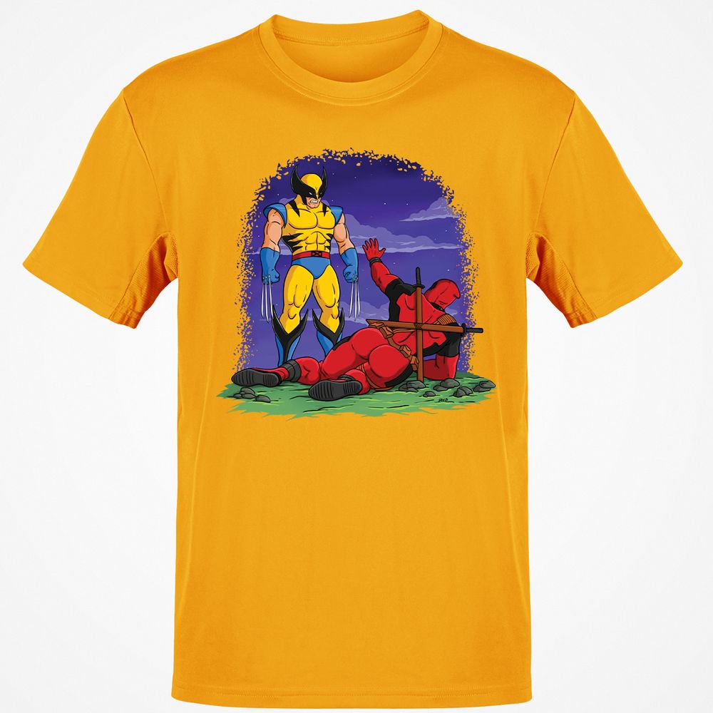 Classic Unisex T-Shirt - FDCQYXAU - Gold - 4