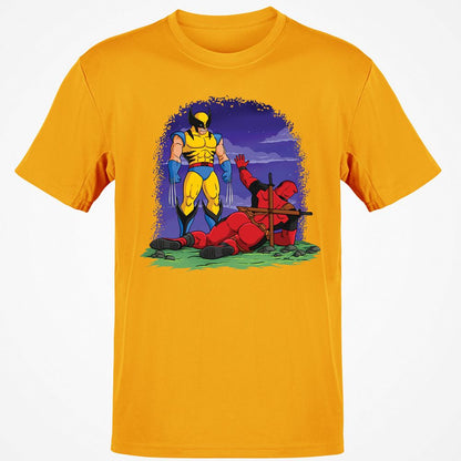 Classic Unisex T-Shirt - FDCQYXAU - Gold - 4