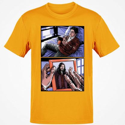 Classic Unisex T-Shirt - R5JXZW23 - Gold - 4