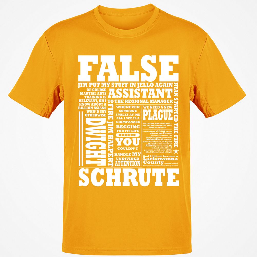 Classic Unisex T-Shirt - TXMUHREA - Gold - 4