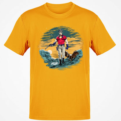Classic Unisex T-Shirt - VEHP7PN5 - Gold - 4