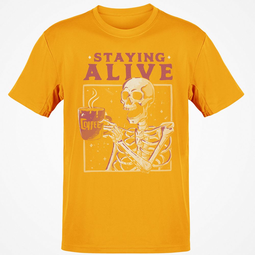 Classic Unisex T-Shirt - 5V34ZK76 - Gold - 4