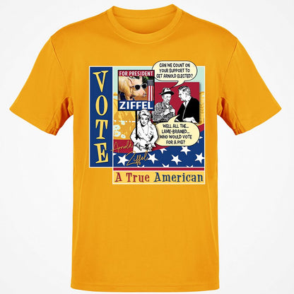 Classic Unisex T-Shirt - CSWKKABE - Gold - 4