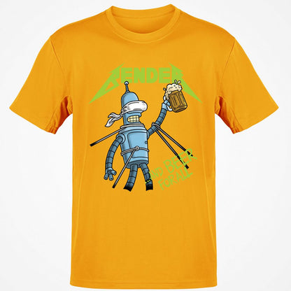 Classic Unisex T-Shirt - DU2YZ8PN - Gold - 4