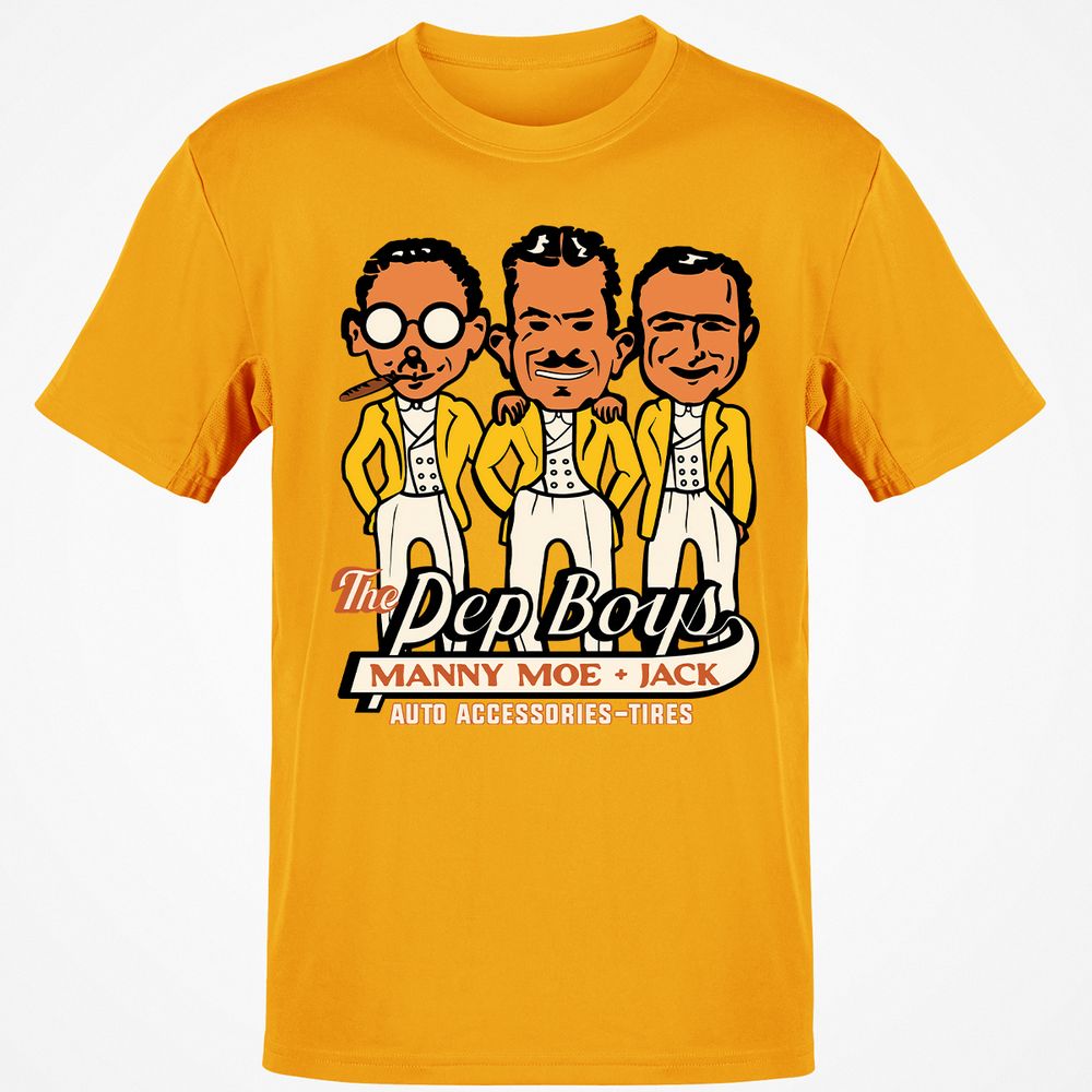 Classic Unisex T-Shirt - R26QBWBK - Gold - 4