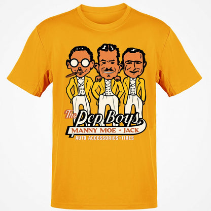 Classic Unisex T-Shirt - R26QBWBK - Gold - 4