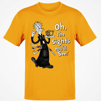 Classic Unisex T-Shirt - ZJD75F9X - Gold - 4