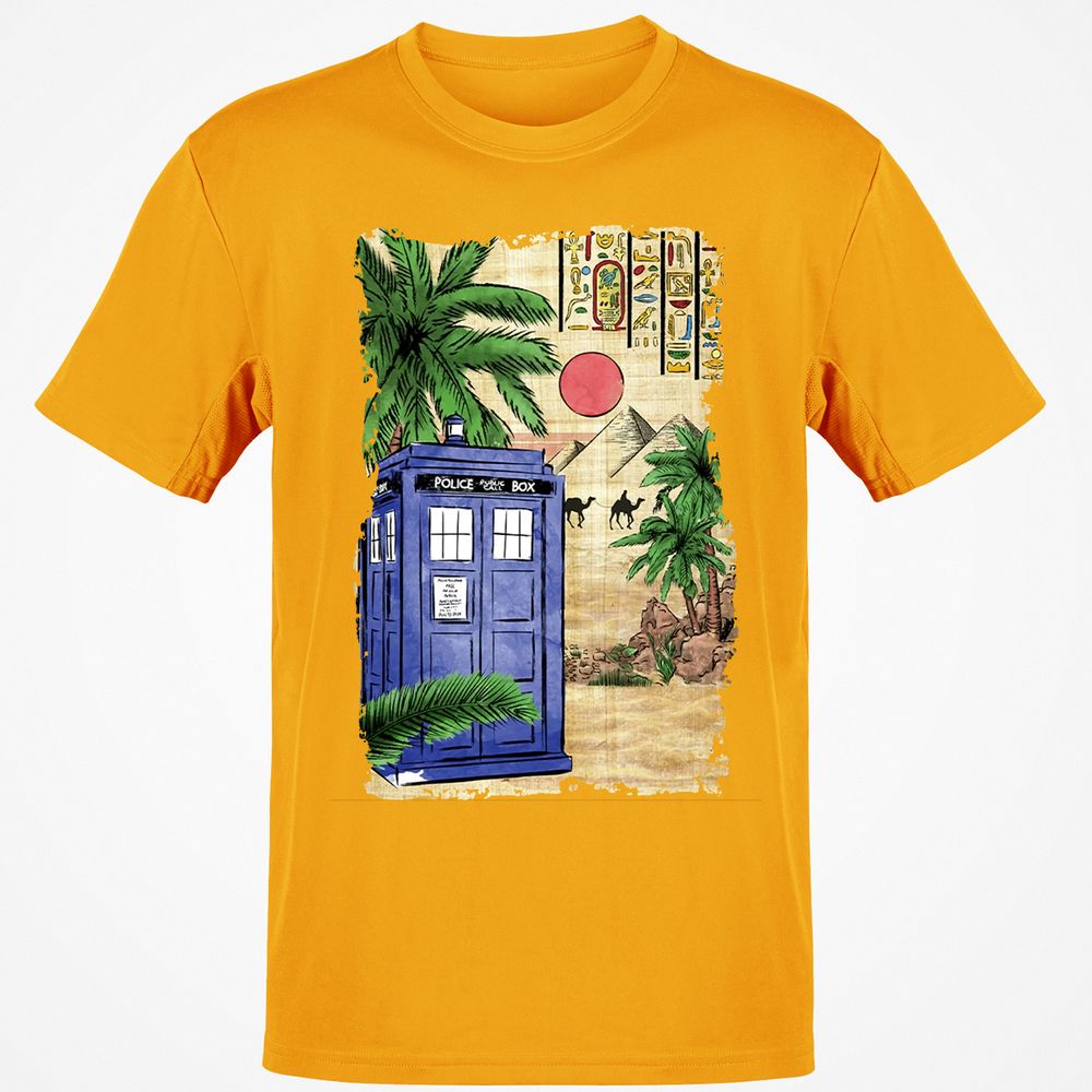 Classic Unisex T-Shirt - TPVNQTCY - Gold - 4