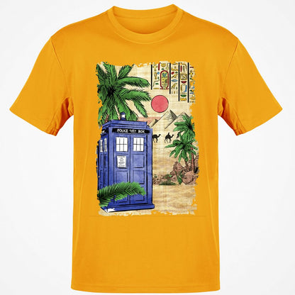 Classic Unisex T-Shirt - TPVNQTCY - Gold - 4