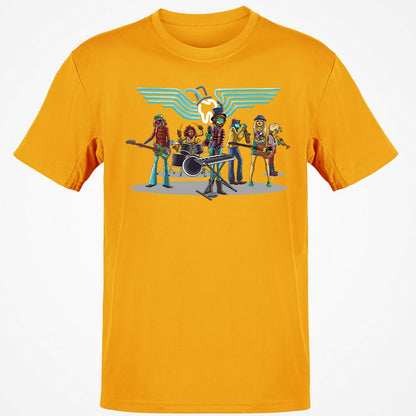 Classic Unisex T-Shirt - 5JUHG6CX - Gold - 4