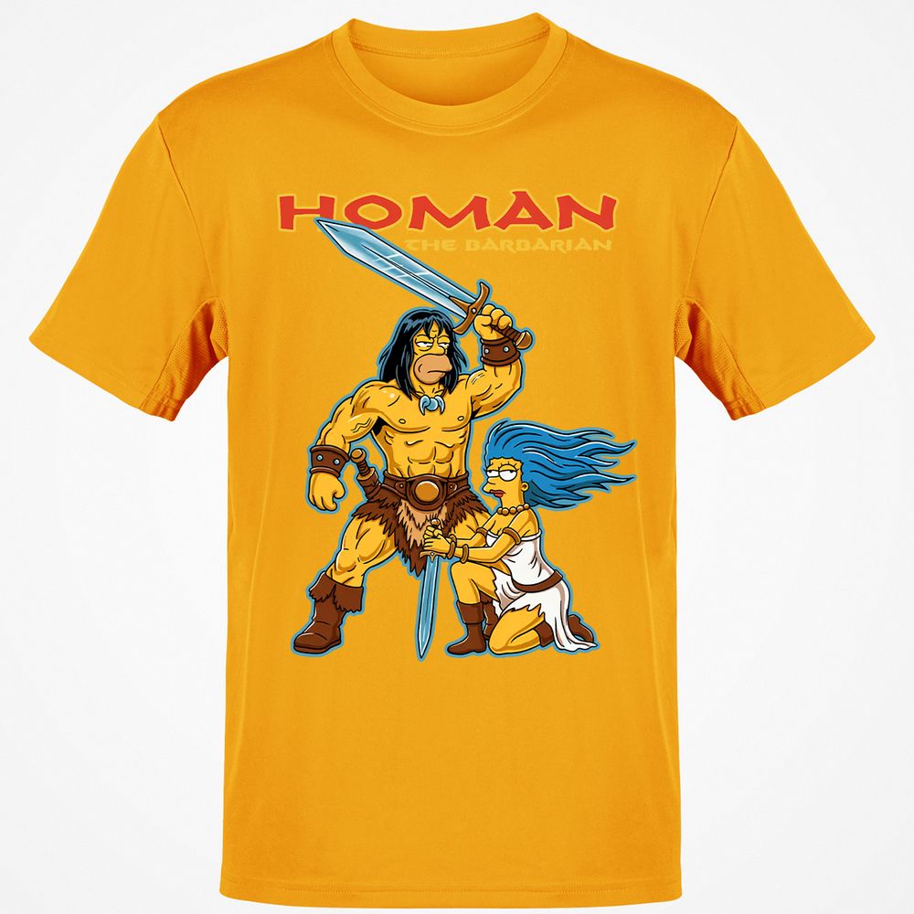 Classic Unisex T-Shirt - TBC9HURG - Gold - 4