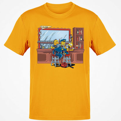 Classic Unisex T-Shirt - NVKDAFQP - Gold - 4