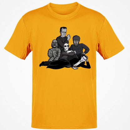 Classic Unisex T-Shirt - QHUAWHGV - Gold - 4